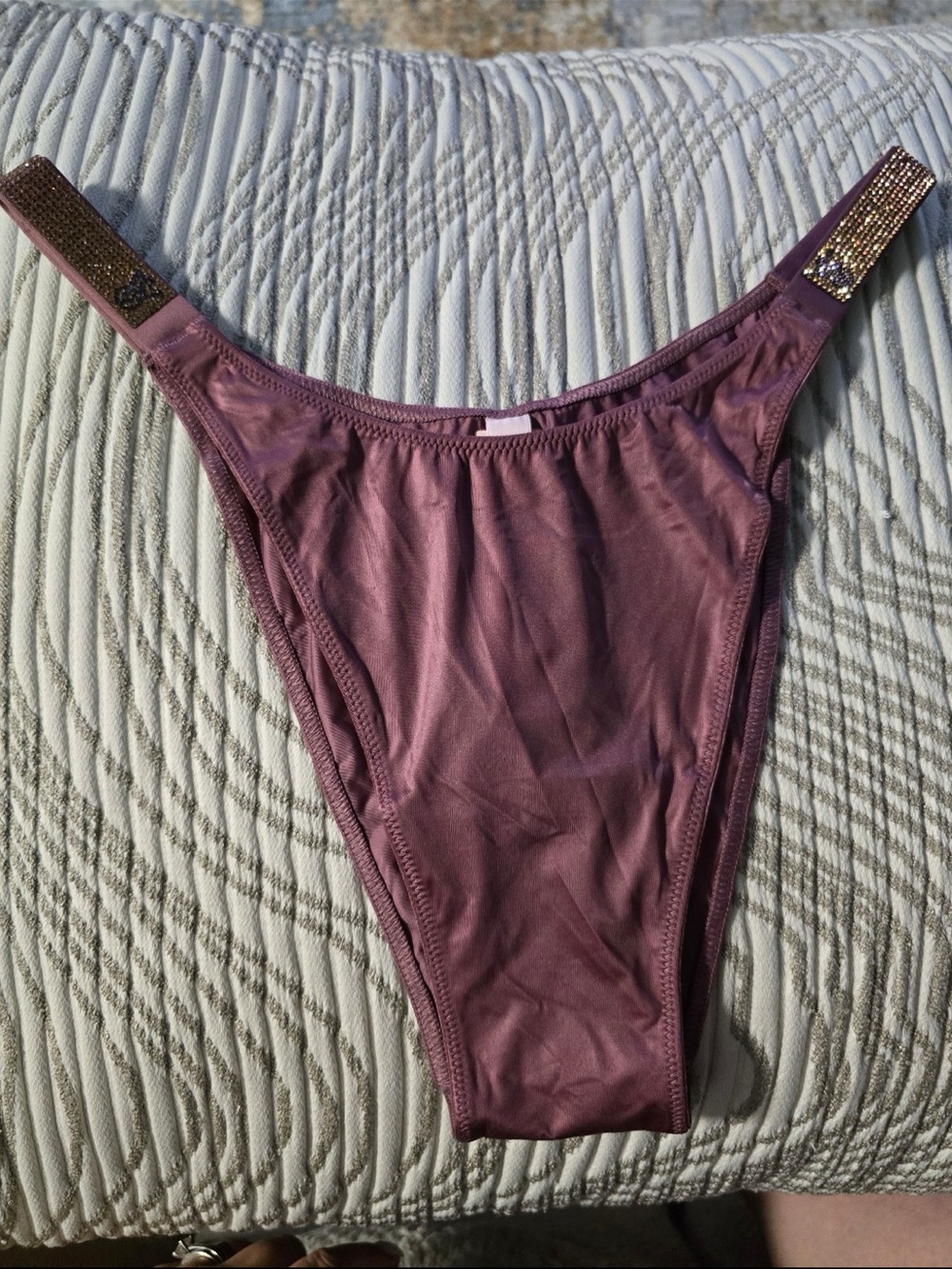 Victoria’s Secret Rhinestone Strap Panty Size xl